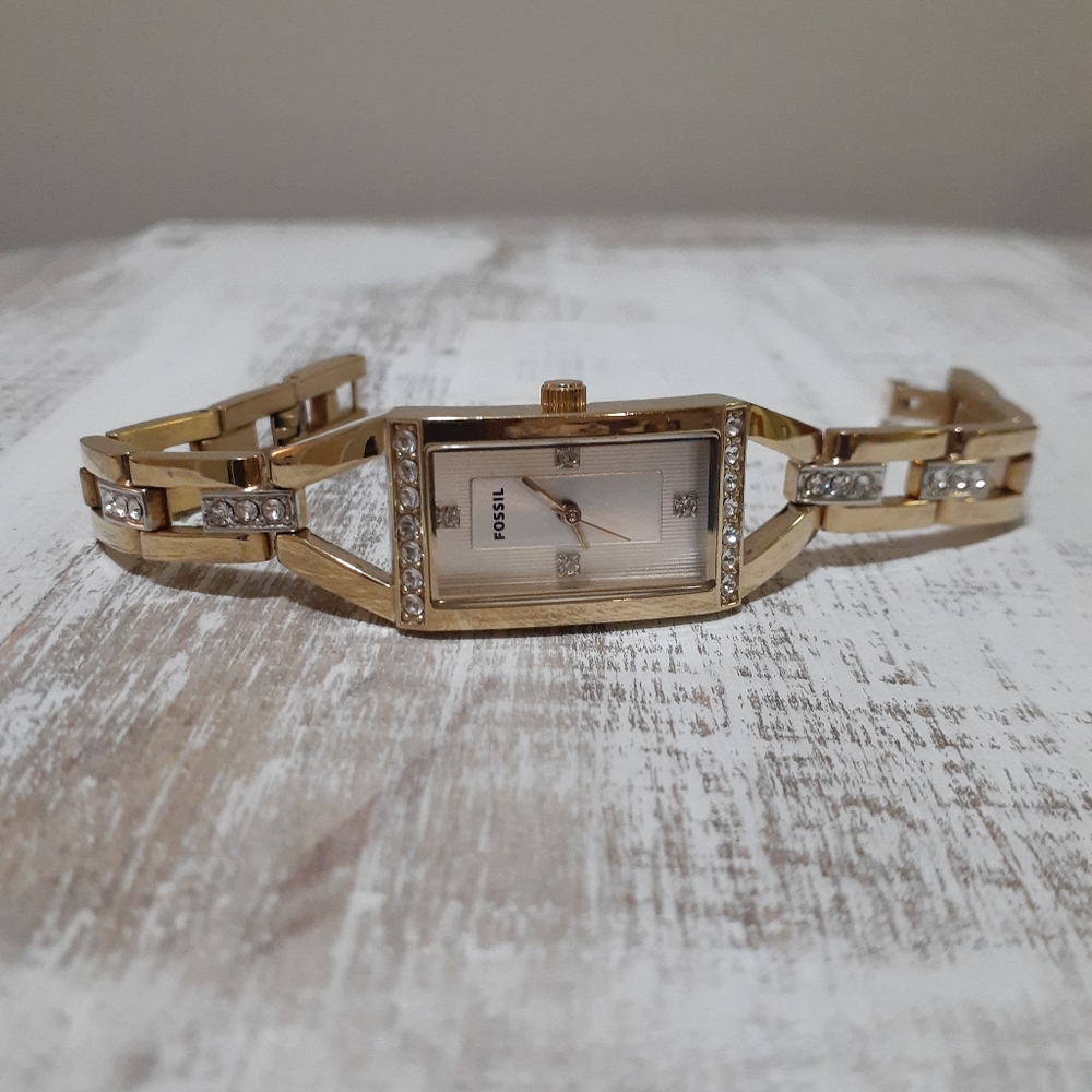Ladies Fossil Square face Watch